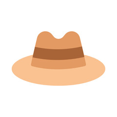 cowboy hat isolated on white