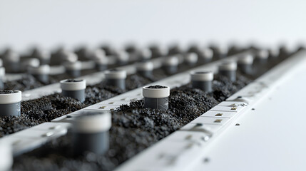 Planting seeds for sustainable agriculture in modern farms macro photography indoor environment innovative concepts