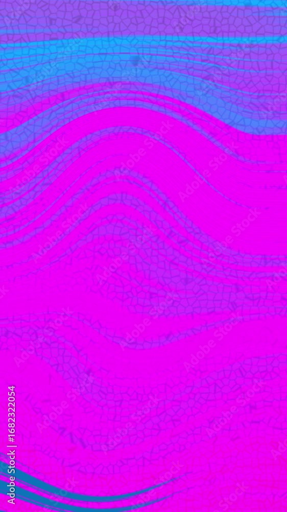 Poster vibrant pink and blue wave patterns flow seamlessly across the screen in this dynamic 4k video stock