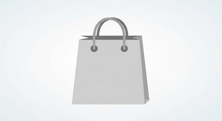 Shopping bag vector illustration for online store retail purchase and sale promotion design element