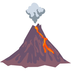 Volcano Illustration