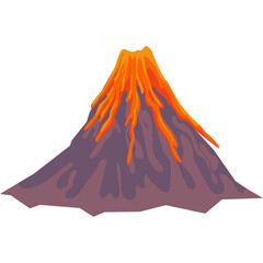 Volcano Illustration