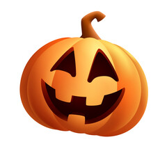 Jack O’Lantern Pumpkin with Open Mouth