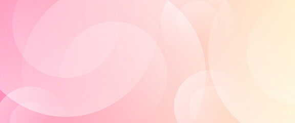 Soft pink and peach abstract vector background with transparent overlapping circles and smooth gradient blend, perfect for modern, romantic, and elegant designs.