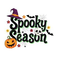 Aesthetic Halloween Boo Graphic Spooky Trick or Treat Halloween Party