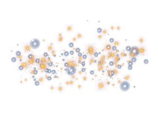 PNG dust particles with glowing flare, sparkle shimmer and glitter dust cloud on transparent background, abstract golden light effect with bokeh rays and festive dust texture for design PNG.