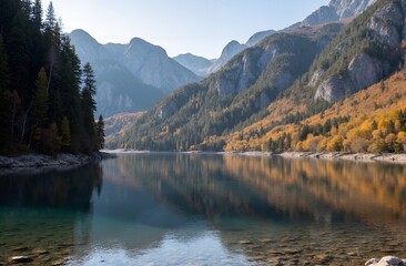 autumn in the mountains