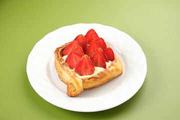 Strawberry Cream Cheese Danish Pastry