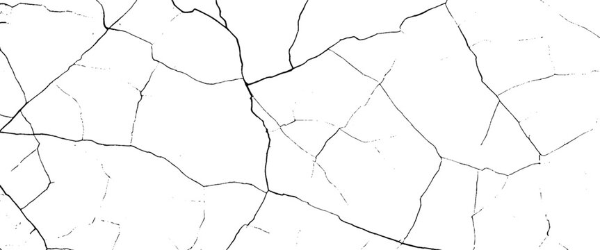 Vector earth cracks texture marble surfaces design.