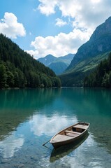 Obraz premium boats on the lake
