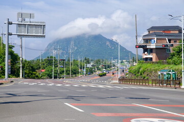 Sanbangsan from City Street