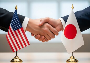 Usa and japan handshake agreement