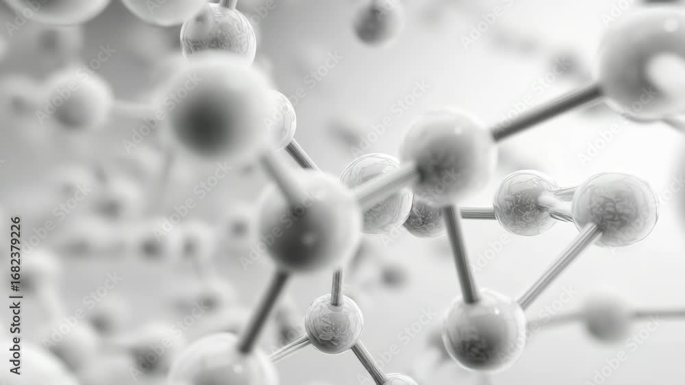 Poster this visualization highlights the complexity of molecular structures, showcasing how atoms bond and 