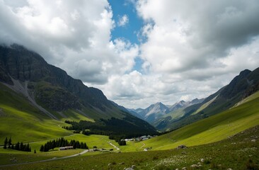 Fototapeta premium mountain landscape in the summer