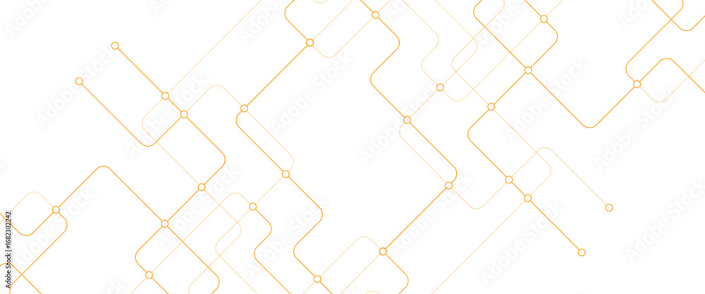 Aufkleber vector abstract digital technology with crossed lines and dots.