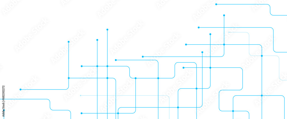 Poster vector abstract futuristic technology with geometric with crossed lines and dots.