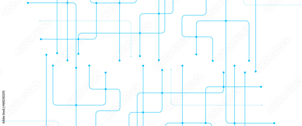 Poster vector abstract futuristic technology with geometric with crossed lines and dots.