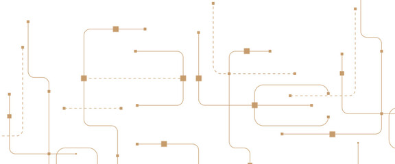 Vector abstract digital technology with crossed lines and dots.