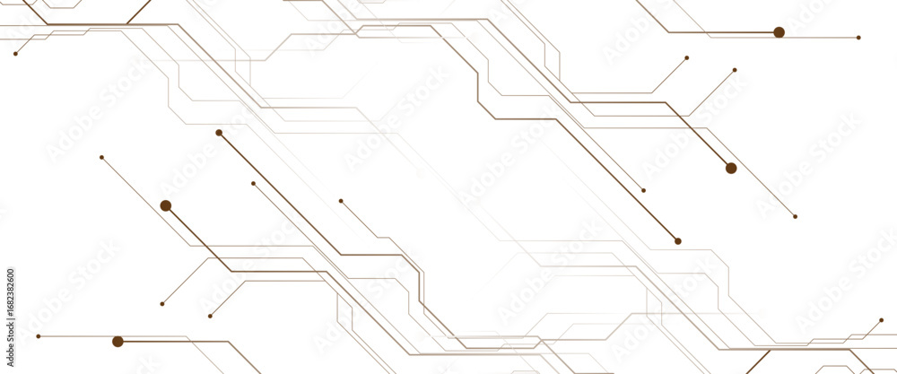 Poster vector abstract design element with geometric background of pattern with a circuit digital lines