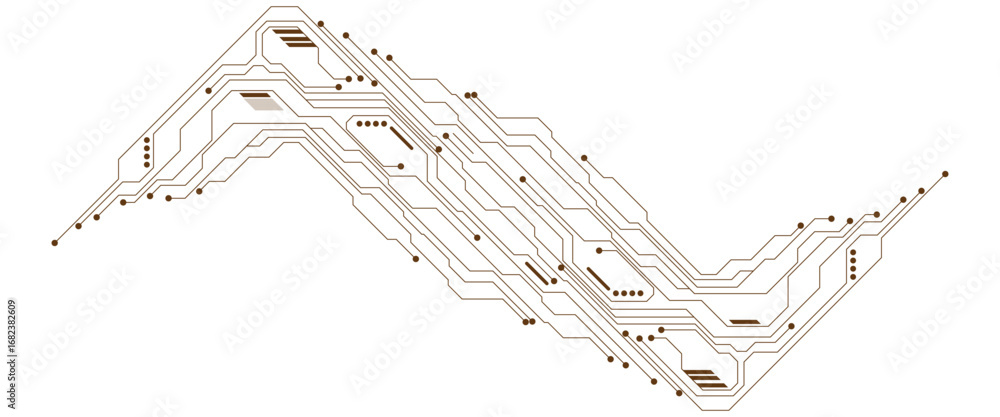 Aufkleber vector abstract circuit technology with line digital technological for web banner background