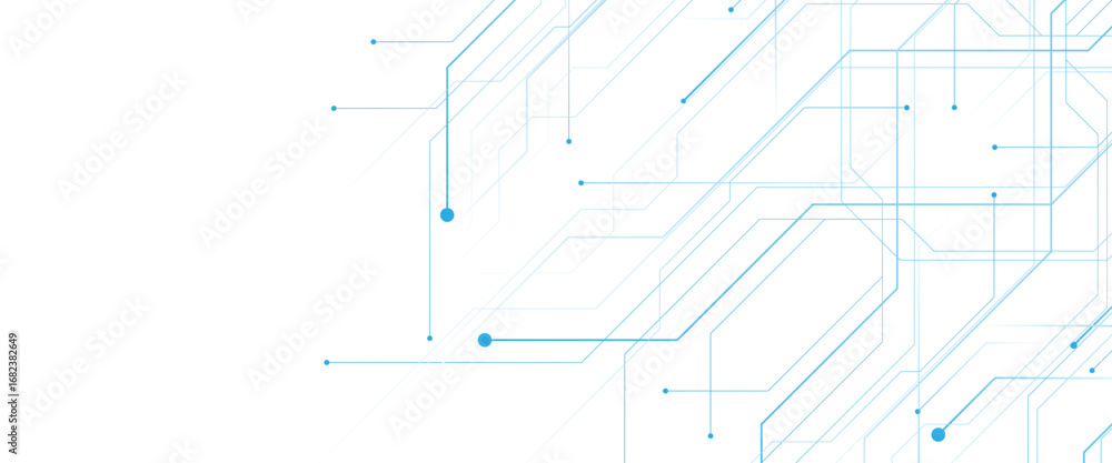 Fototapete vector abstract circuit technology business background of pattern with a circuit.
