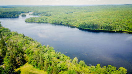 Fototapeta premium Promised Land State Park Beautiful Drone Views