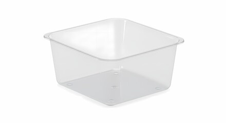 Clear Plastic Storage Basket Perfect for Organization and Storage Solutions