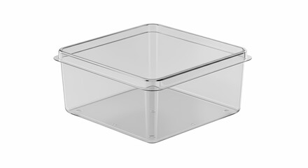 Clear Plastic Storage Container Square Box Transparent Container Organizing Solution