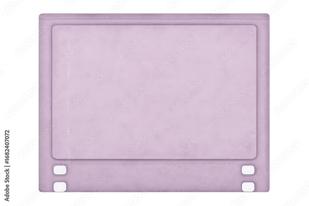 Poster purple grunge background with transparent frame and rounded corners, suitable for various design pro