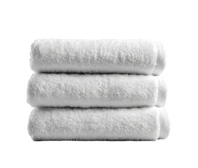 Three white towels stacked vertically (1)