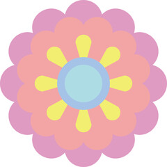 flower simple illust