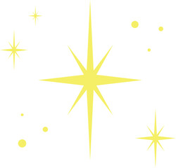 Obraz premium simple star illust