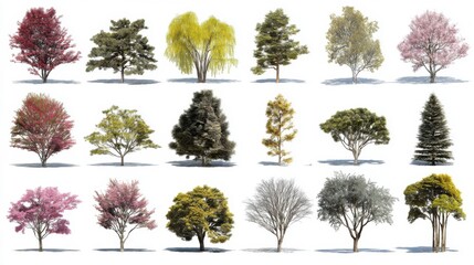 建築パース用樹木素材セット