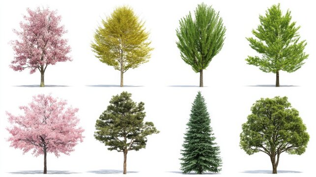 建築パース用樹木素材セット