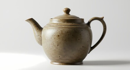 Elegant Grey Ceramic Teapot A Classic Kitchen Essential