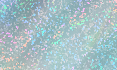 クリスタル型のホログラムの背景