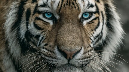 Fototapeta premium Tiger face close up image