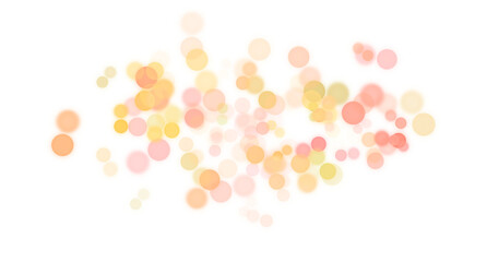 Sparkle Light Bokeh Isolated Background