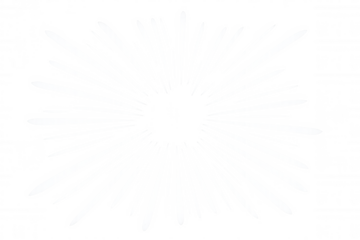 Radial sunburst pattern spreading vivid lines, creating dynamic visual energy against transparent backdrop