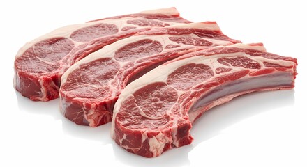 Fototapeta premium Savor the Flavor Premium Lamb Chops Ready for the Grill
