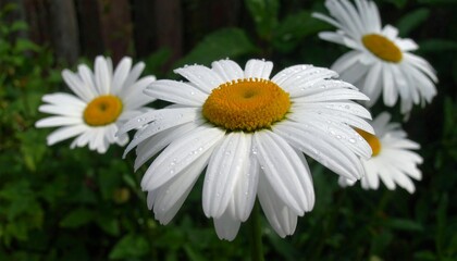 Obraz premium Close-up Garden Chamomile