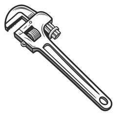 Adjustable pipe wrench tool adjustable wrench plumbing tool