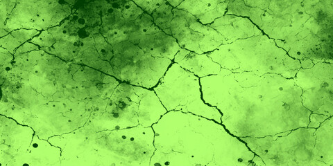 Textured Green Abstract Grunge Wall Art with Worn Surfaces, Layered Distress, Rough Industrial Patterns, Urban Decay Details, Chaotic Brushwork.