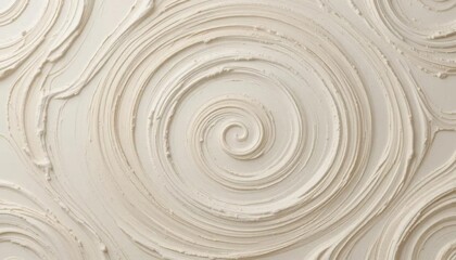 Elegant spiral pattern with smooth cream textures and organic design perfect for modern interior decor stylish backgrounds and versatile artistic applications