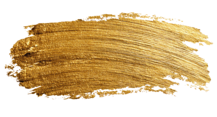 Gold paint brushstroke, textured, abstract