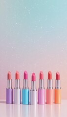 Elegant lipstick collection showcasing vibrant colors stylish packaging and professional quality for beauty fashion personal care and makeup enthusiasts