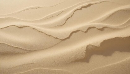 Beautiful desert landscape featuring smooth sand dunes natural textures scenic outdoor view minimal design and earthy tones perfect for travel and nature themes
