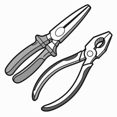Gripping pliers tool metal hardware