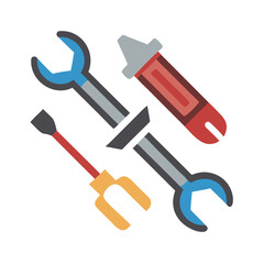 Wrenches and screwdriver tools repair maintenance