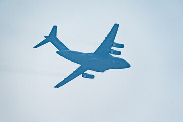 Air echelons fly over Beijing Chang'an Avenue during victory Day parade
